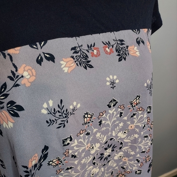 Rewind Purple Floral High-Low Juniors Size Medium Juniors - Picture 3 of 9